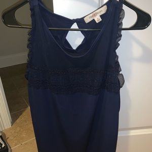 Ruffle sleeve tank top